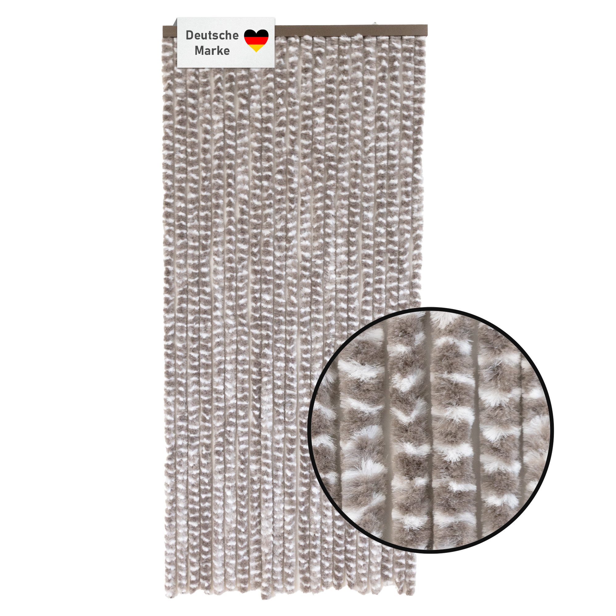Lemodo Insektenschutz-Vorhang Flauschvorhang 90x200cm, Fliegenschutz, Türvorhang Wohnwagen, BxL: 90x200 cm