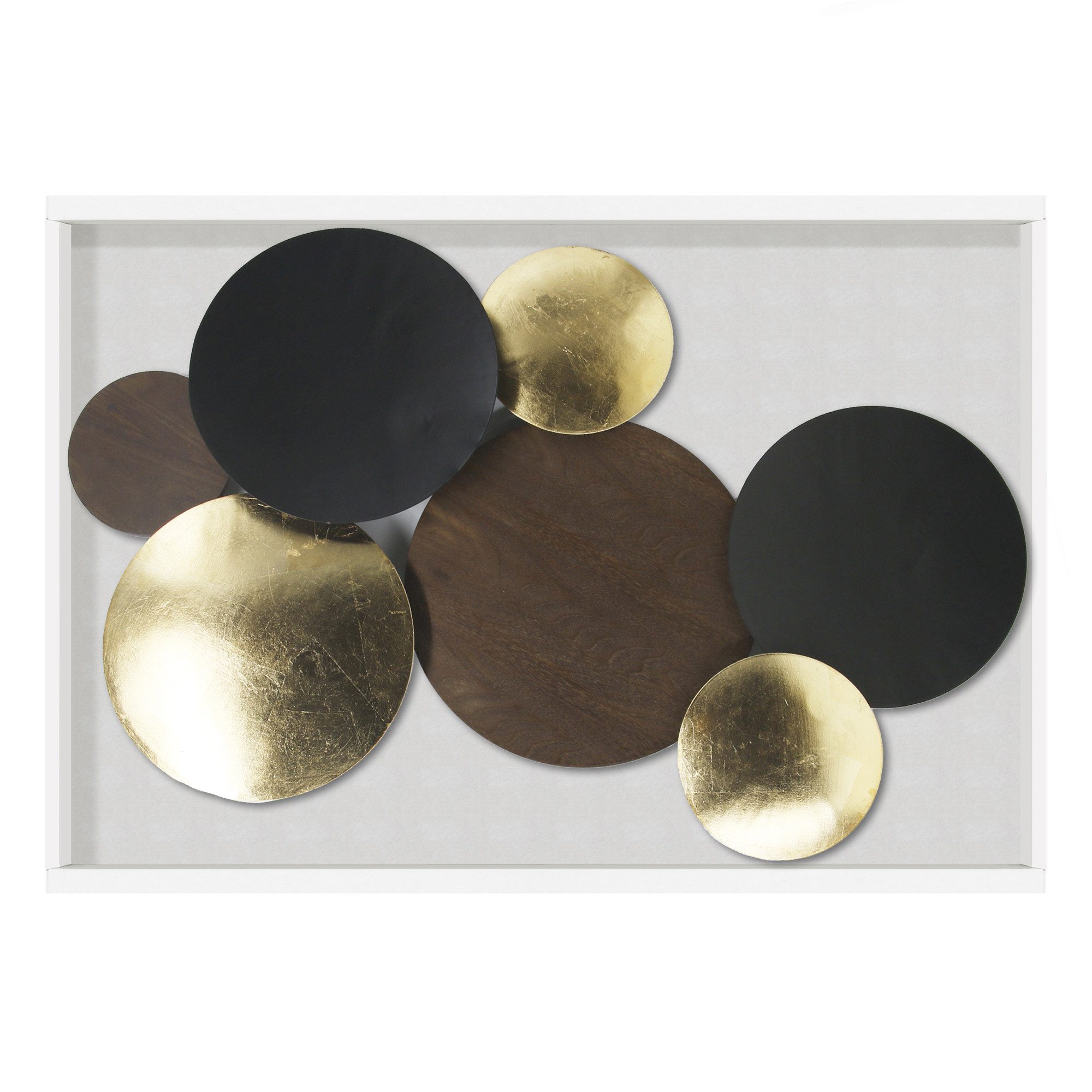 Art for the home Wandbild Elegant Ornament, Art (1 St), ration Metal Kunst Rund Ornament 90 cm x 60 cm