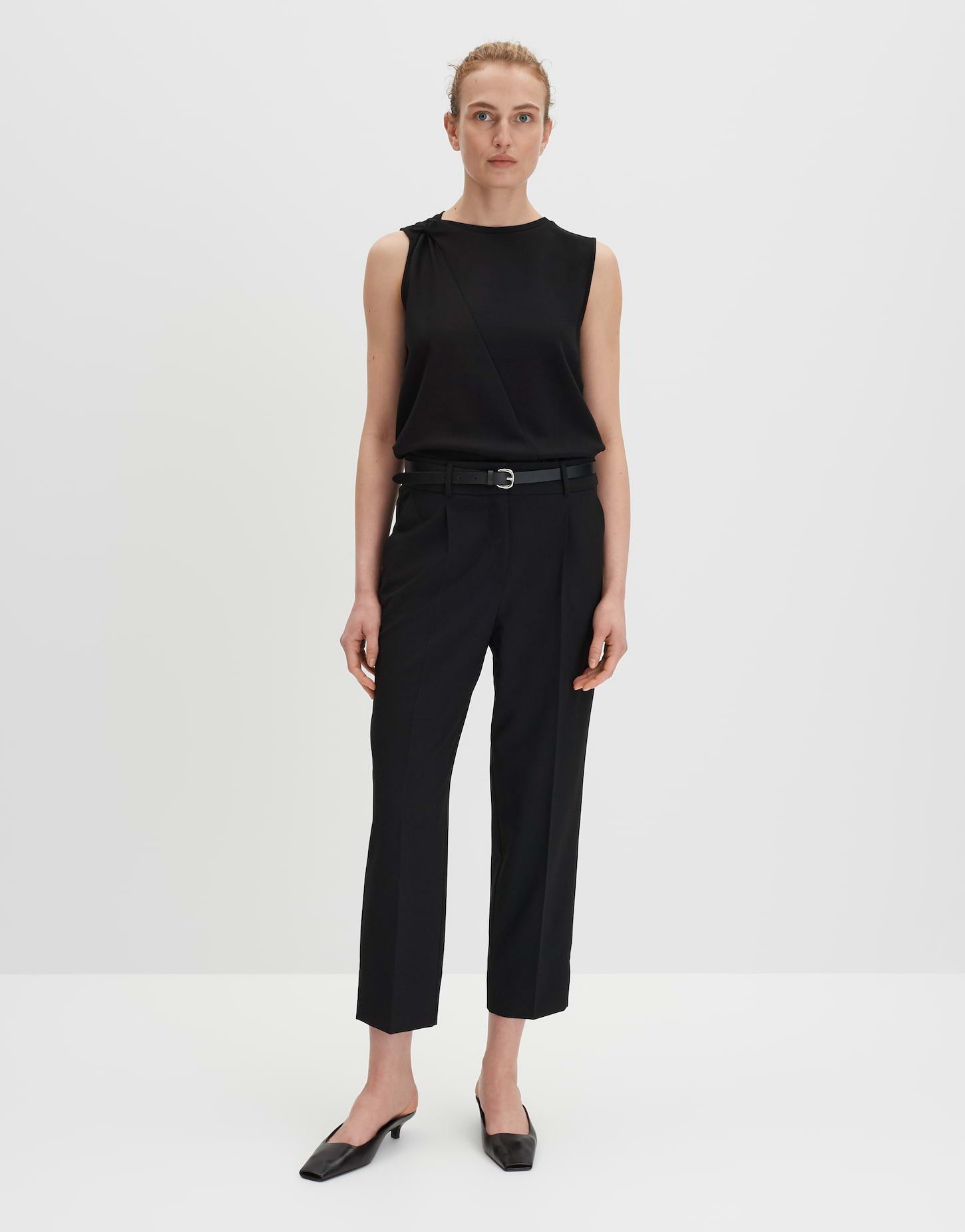 someday Shirttop KESSIE Slim mit Knotendetail – Bild 5 von 5