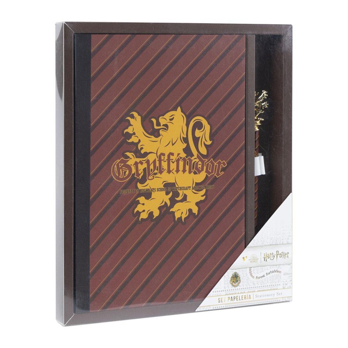 Harry Potter Kreativset Harry Potter Hogwarts Schreibwaren-Set Schulzubehör mit Zauberstab