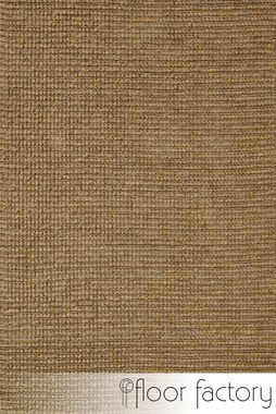 Teppich Jute, floor factory, rechteckig, Höhe: 20 mm, 100% Naturfaser, handgewebt