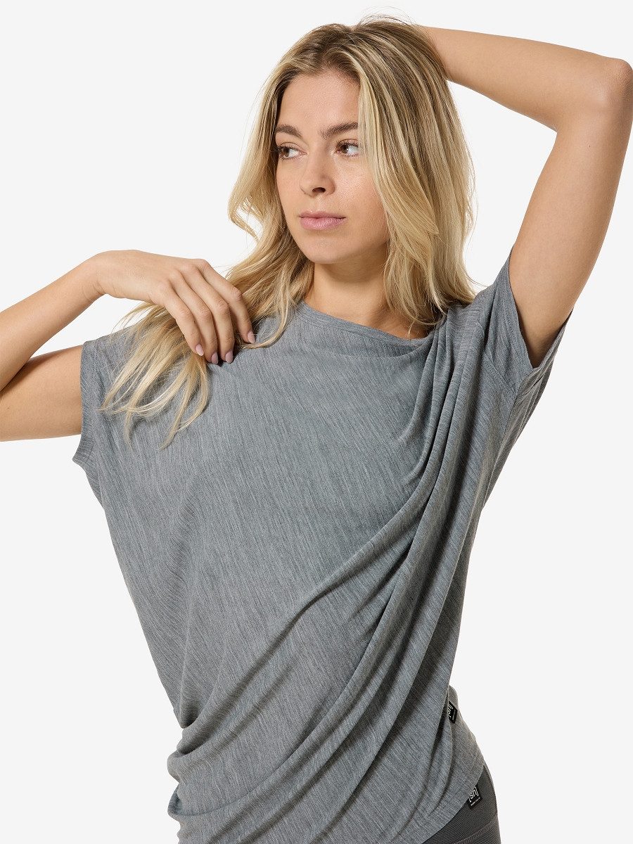 SUPER.NATURAL T-Shirt asymmetrisch geschnittenes W YOGA günstig online kaufen