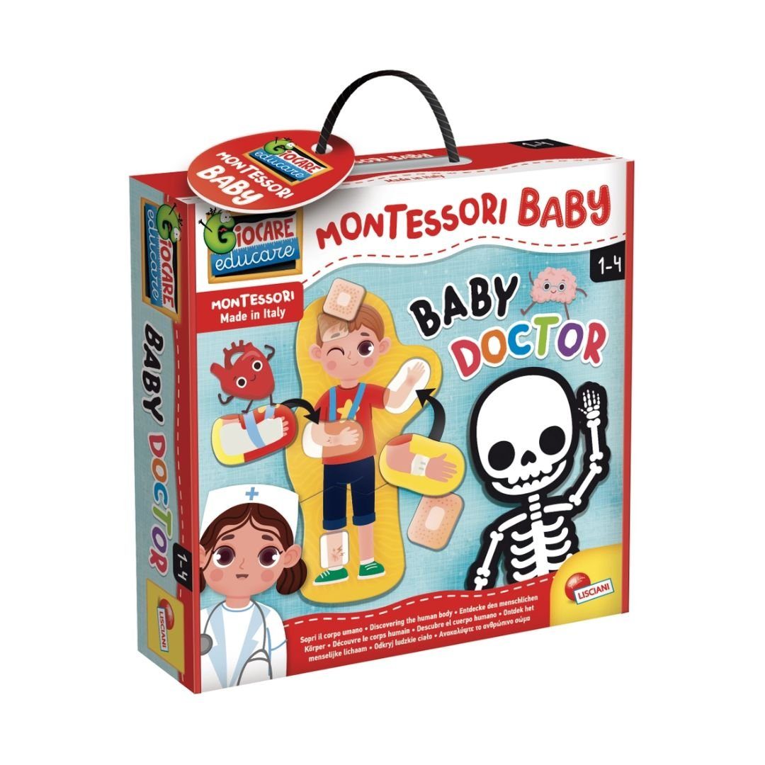 suebidou Lernspielzeug Montessori Aktivitätsspiel - Doktor Lernspiel für Kinder