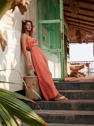Roxy Strandhose Golden Tropic - Strandhose mit weiten Hosenbeinen für Frauen