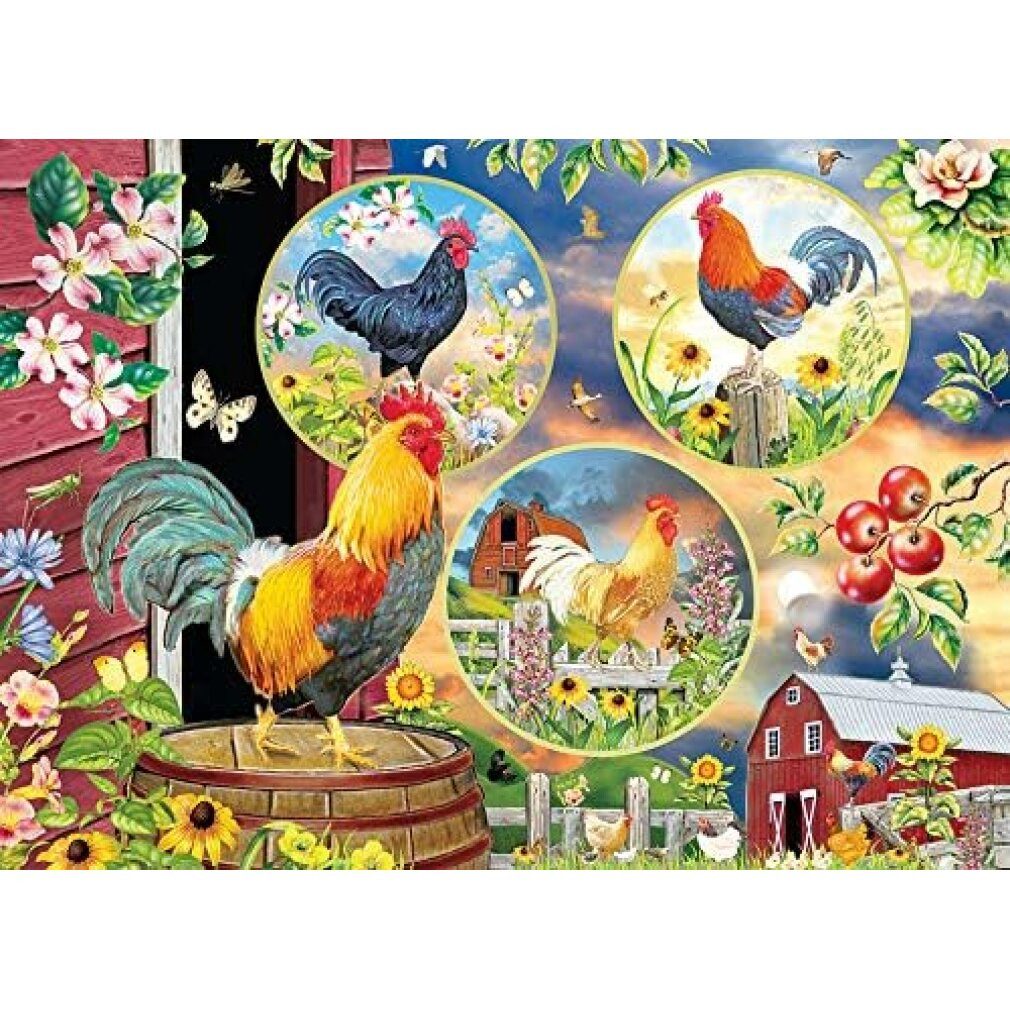 Puzzle Puzzle Magic of the Roosters 500 Teile