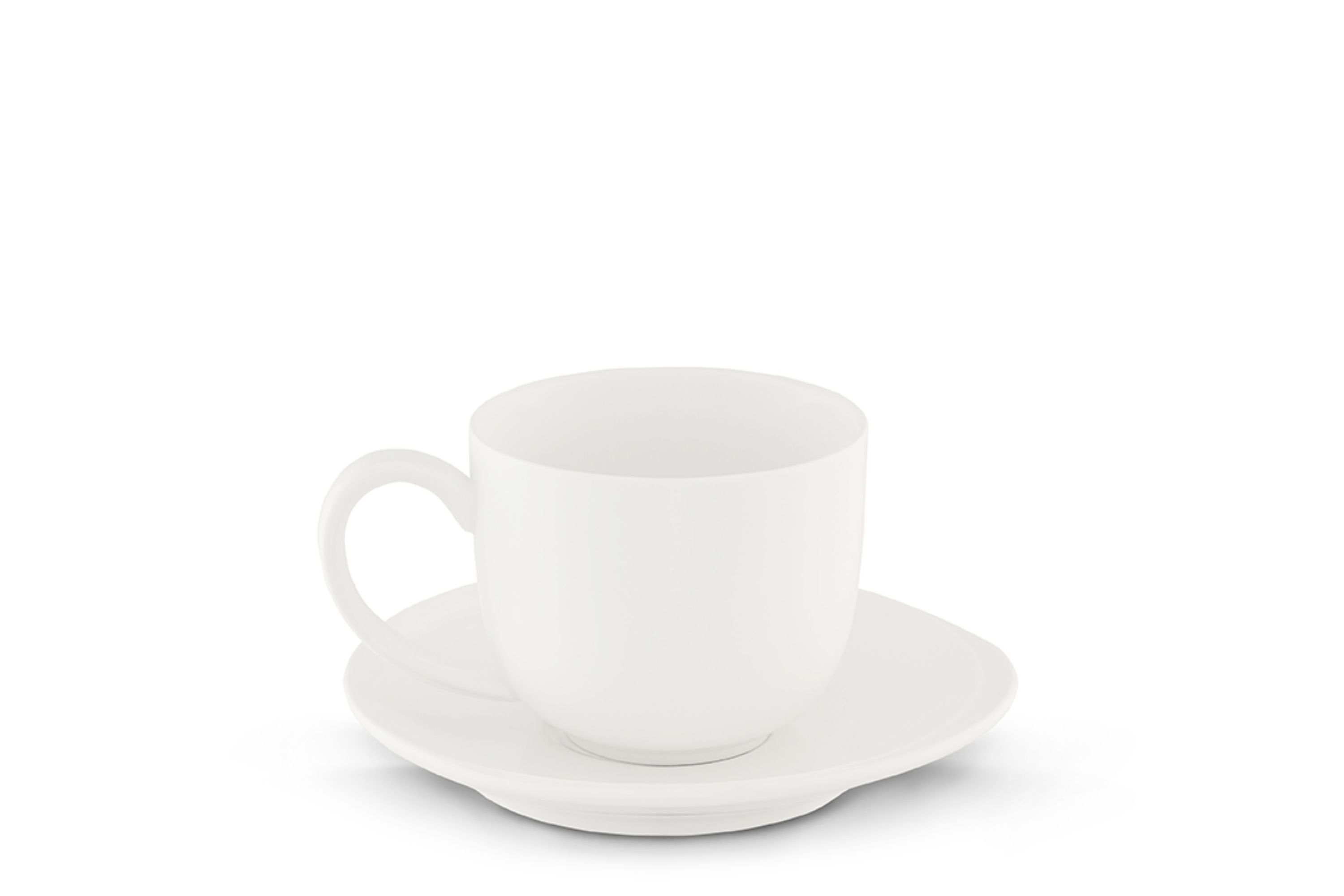 Porzellan, (13-tlg), Konsimo Milchkännchen Spulmachinen- und Espressotasse Untertasse Mikrowellengeeignet Kaffeeservice 6 Personen, RESEDA