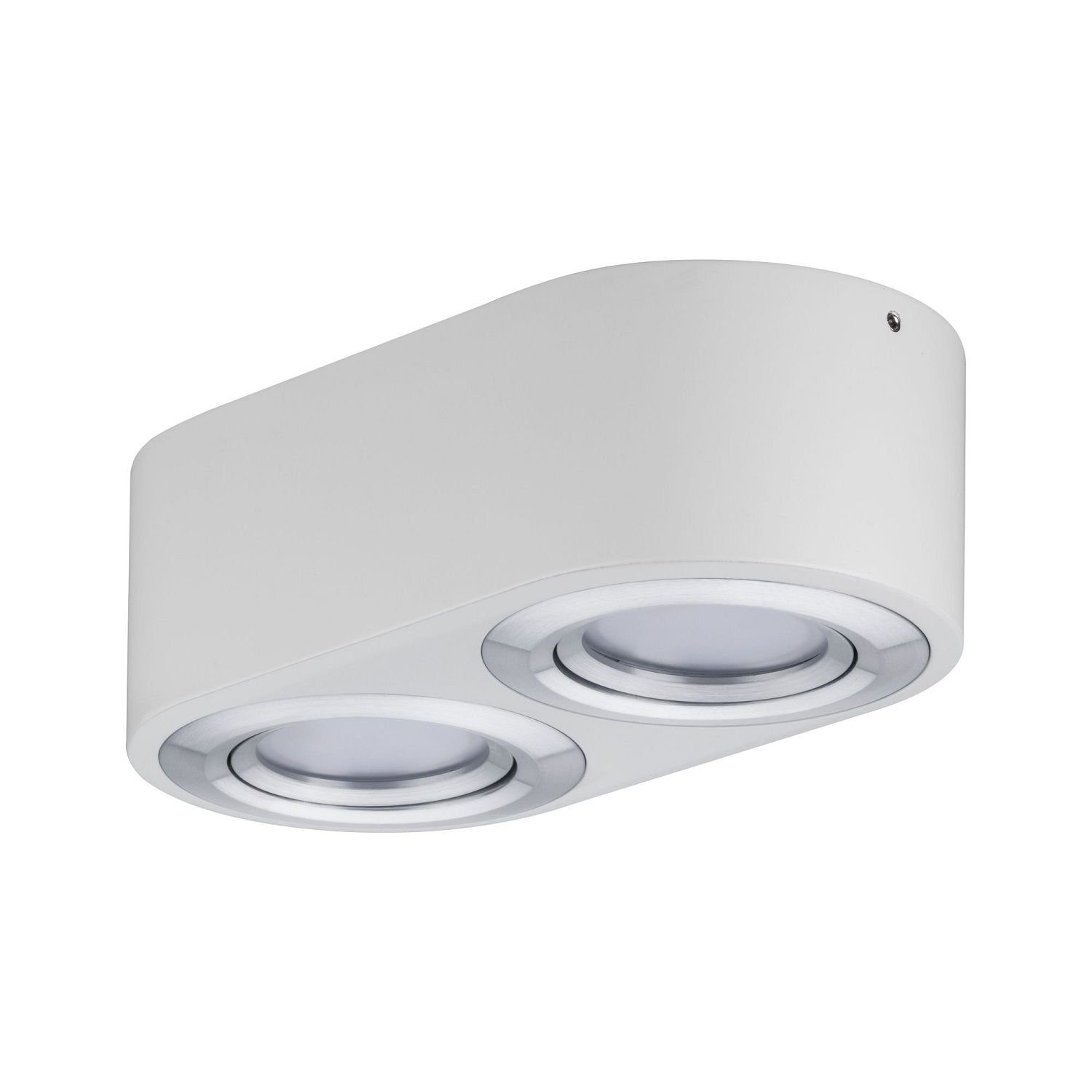 230V Paulmann 2x4,8W Argun Alu Argun gebürstet Paulmann Paulmann Deckenleuchten LED WallCeiling Metall gebürstet Alu 230V Metall, 2x4,8W Weiß WallCeiling LED Weiß