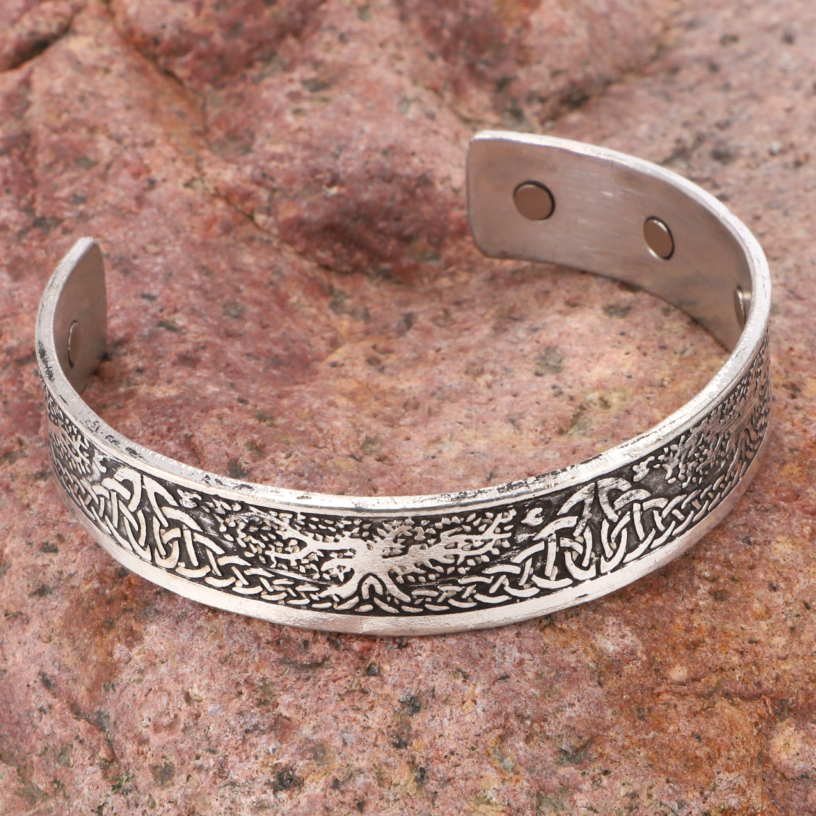 Guru-Shop Armreif Tribal Armspange, silberner Vintage günstig online kaufen