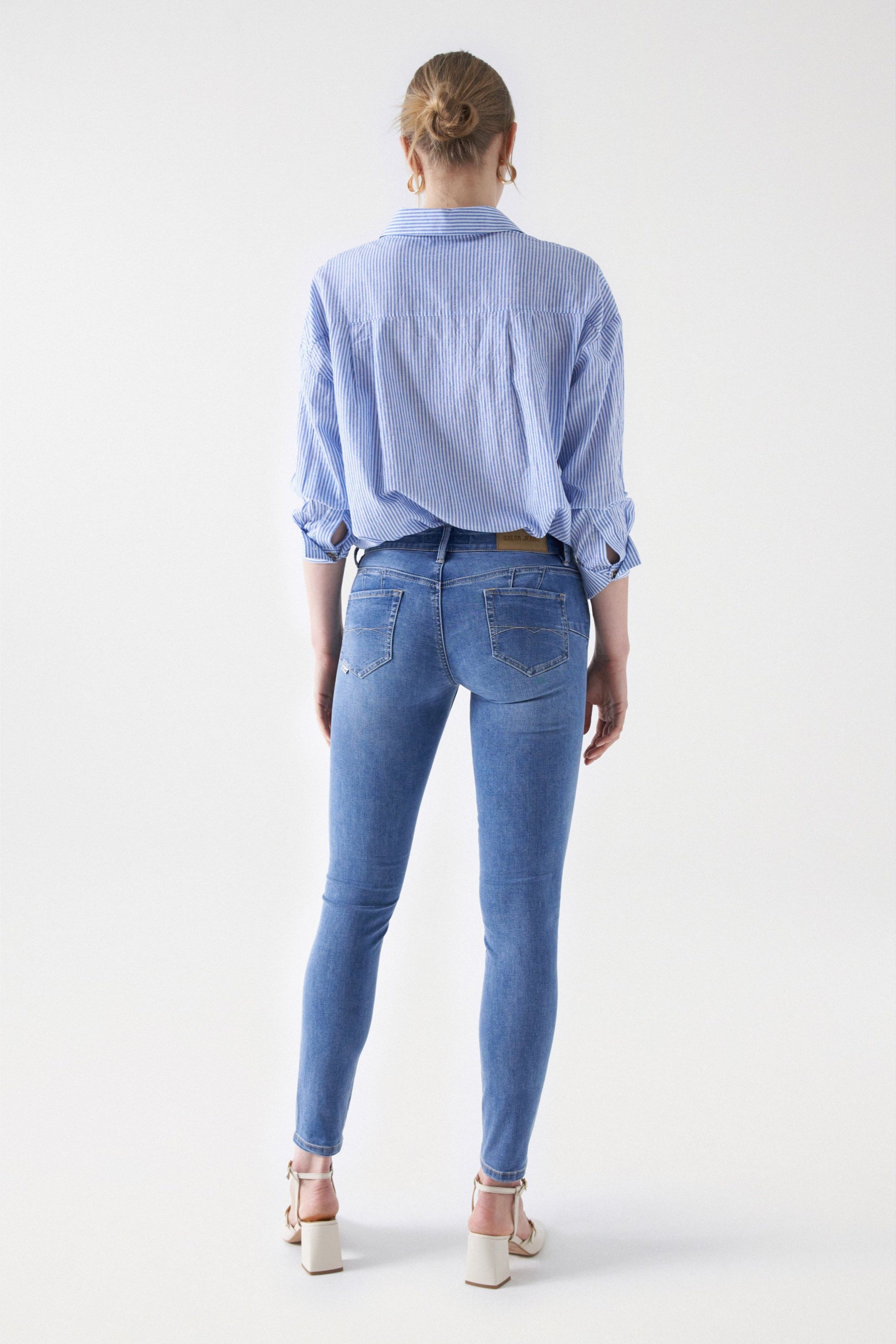 Salsa Stretch-Jeans SALSA JEANS WONDER PUSH UP light blue 21008459.852
