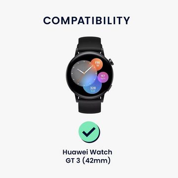 kwmobile Schutzfolie 2x Displayschutzfolie für Huawei Watch GT 3 (42mm), (1-St), Schutzfolie für Fitness Tracker - robuster Displayschutz - transparent