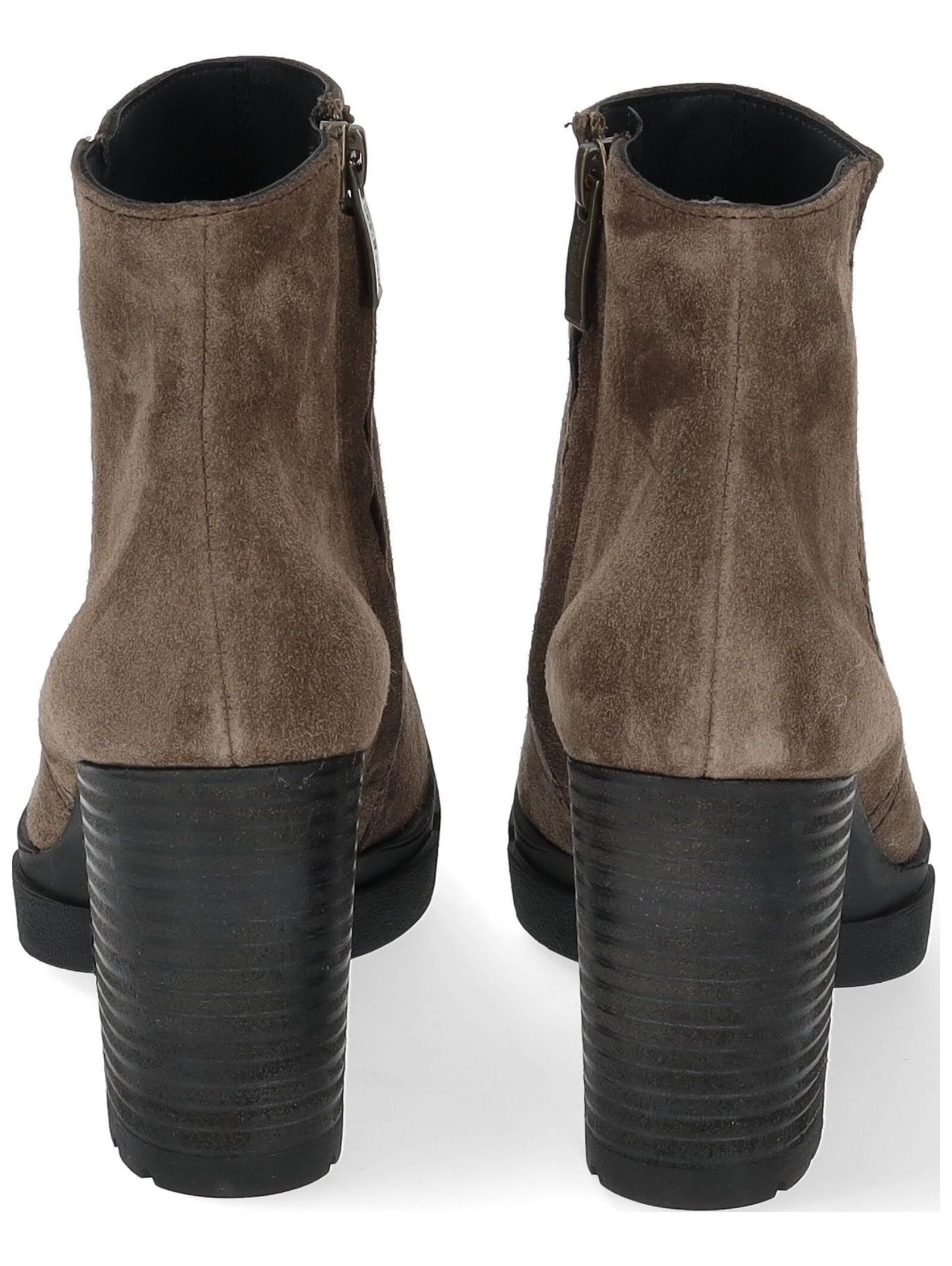 Paul Green Stiefelette Veloursleder . High-Heel-Stiefelette