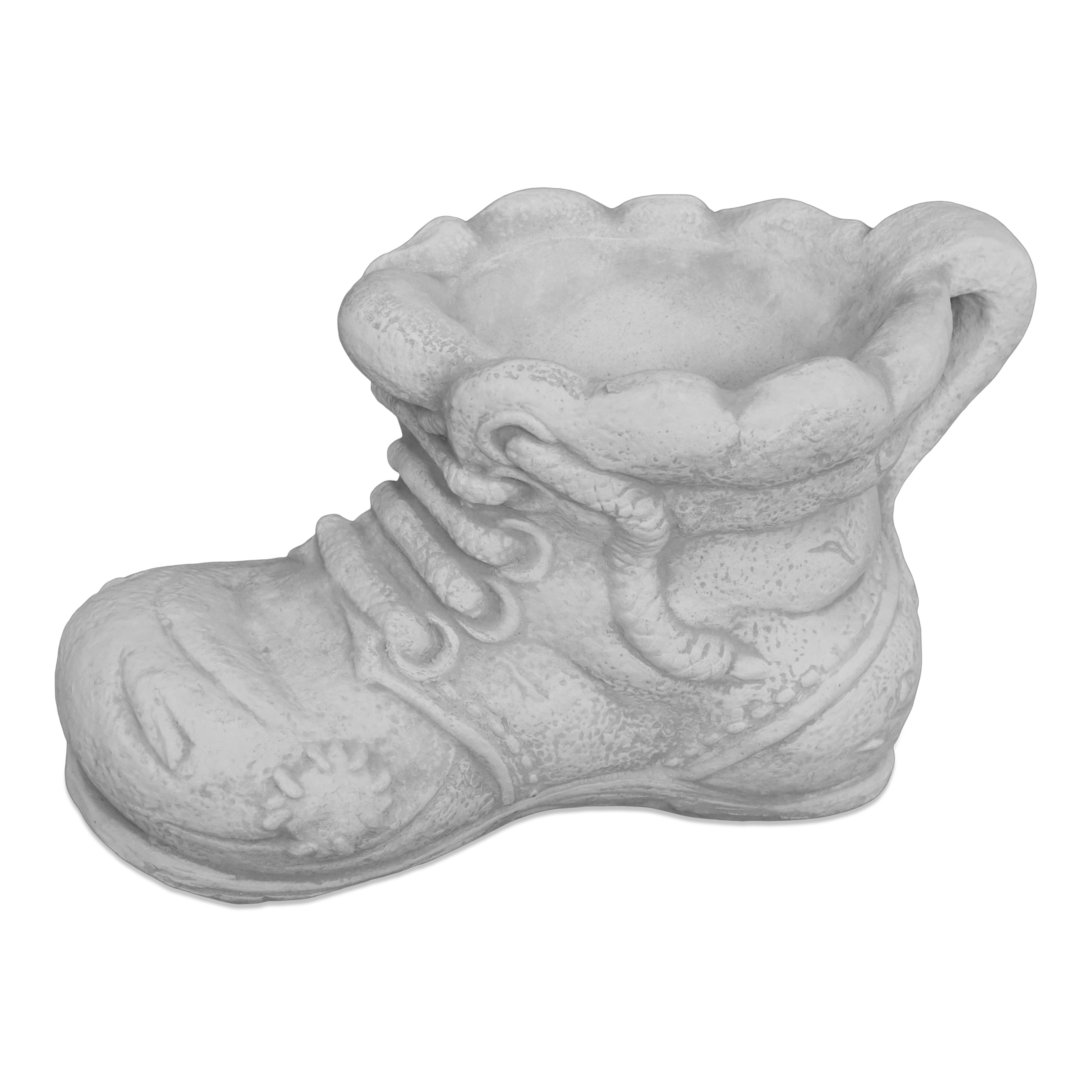 gartendekoparadies.de Blumentopf Schuh als Kräutertopf oder Pflanzschale Pflanzgefäß, H. 22 cm, 2 Liter, Frostsicher