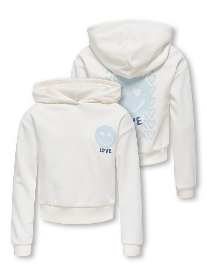 KIDS ONLY Kapuzensweatshirt KOGCOOPER LIFE LOV E LS HOOD FR SWT Baumwollmischung, regular fit