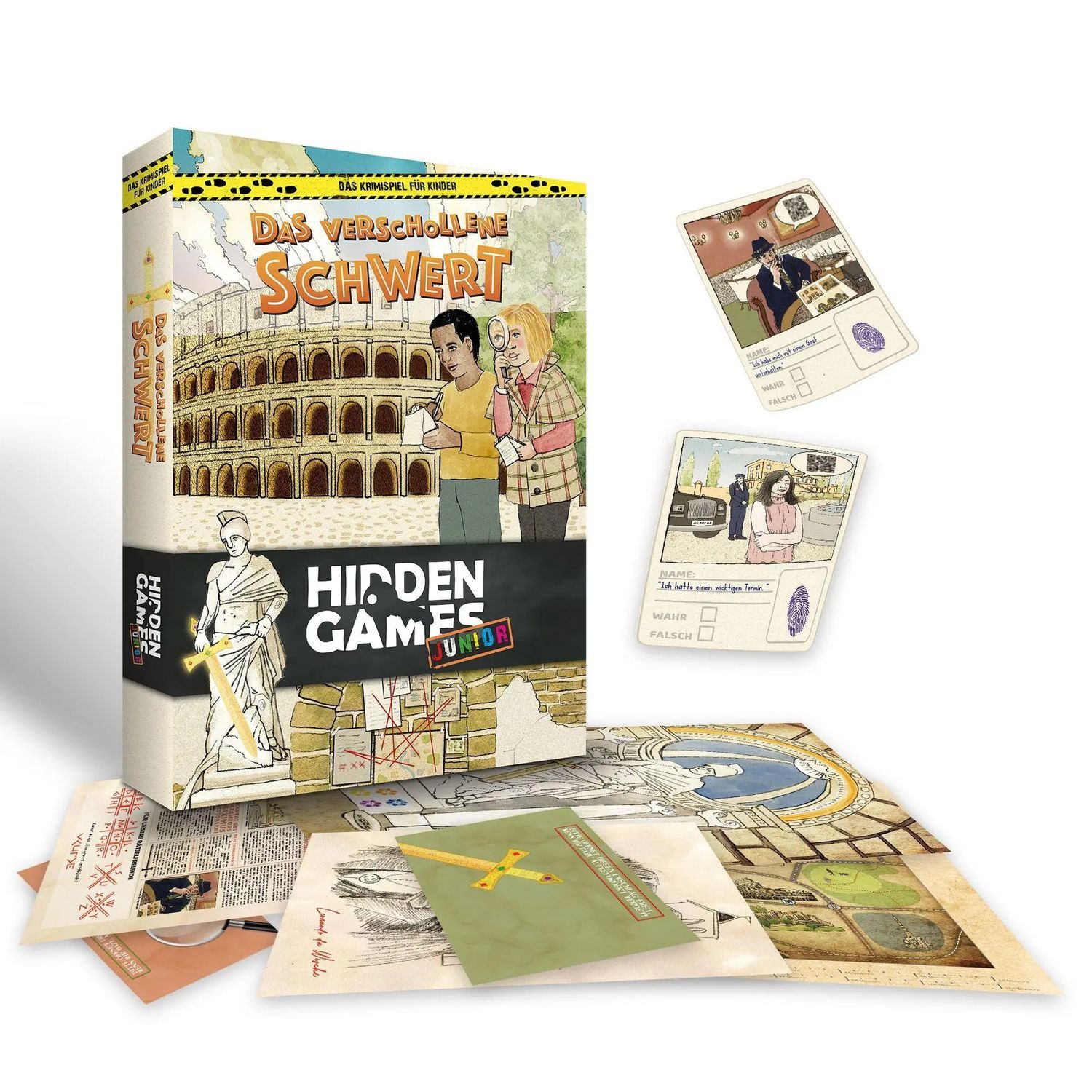 Pegasus Spiele Spiel Hidden Games Tatort: Das verschollene Schwert (Junior)