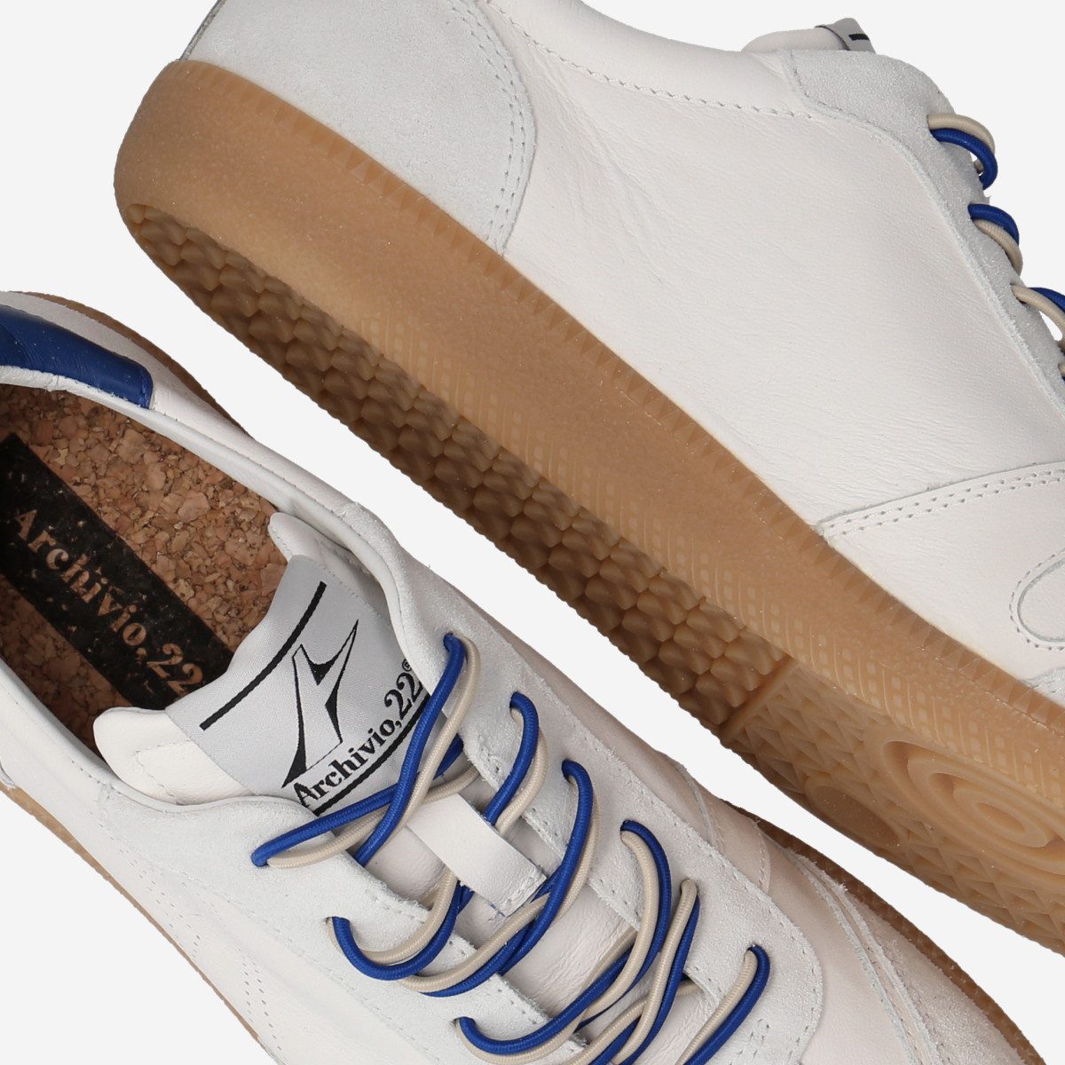 Archivo 2000 Archivio 22 D-LACE, Sneaker, Weiß,kombiniert, Herren Sneaker