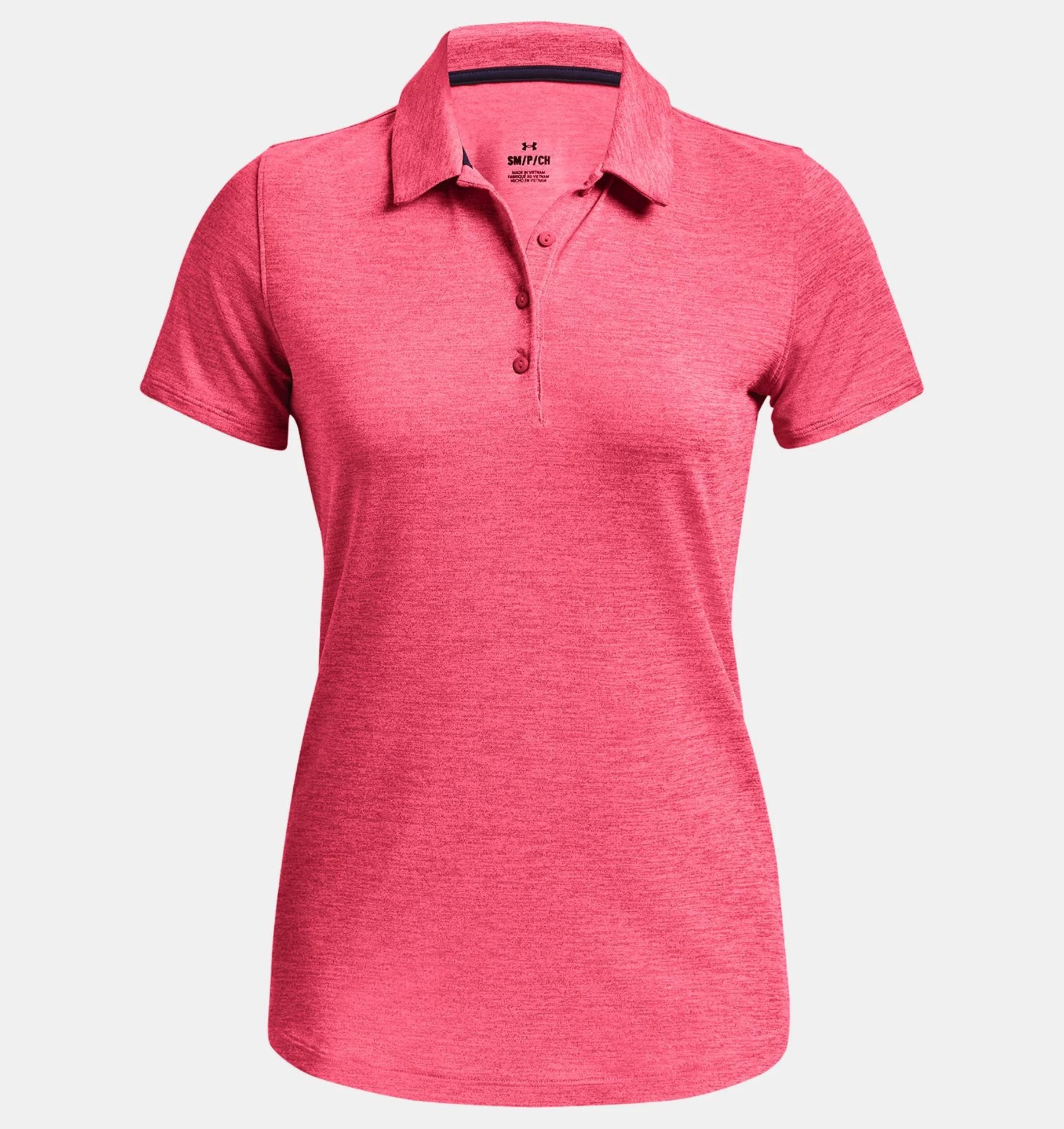 Under Armour® Poloshirt Under Armour Golf Polo Playoff SS Pink Damen EU S
