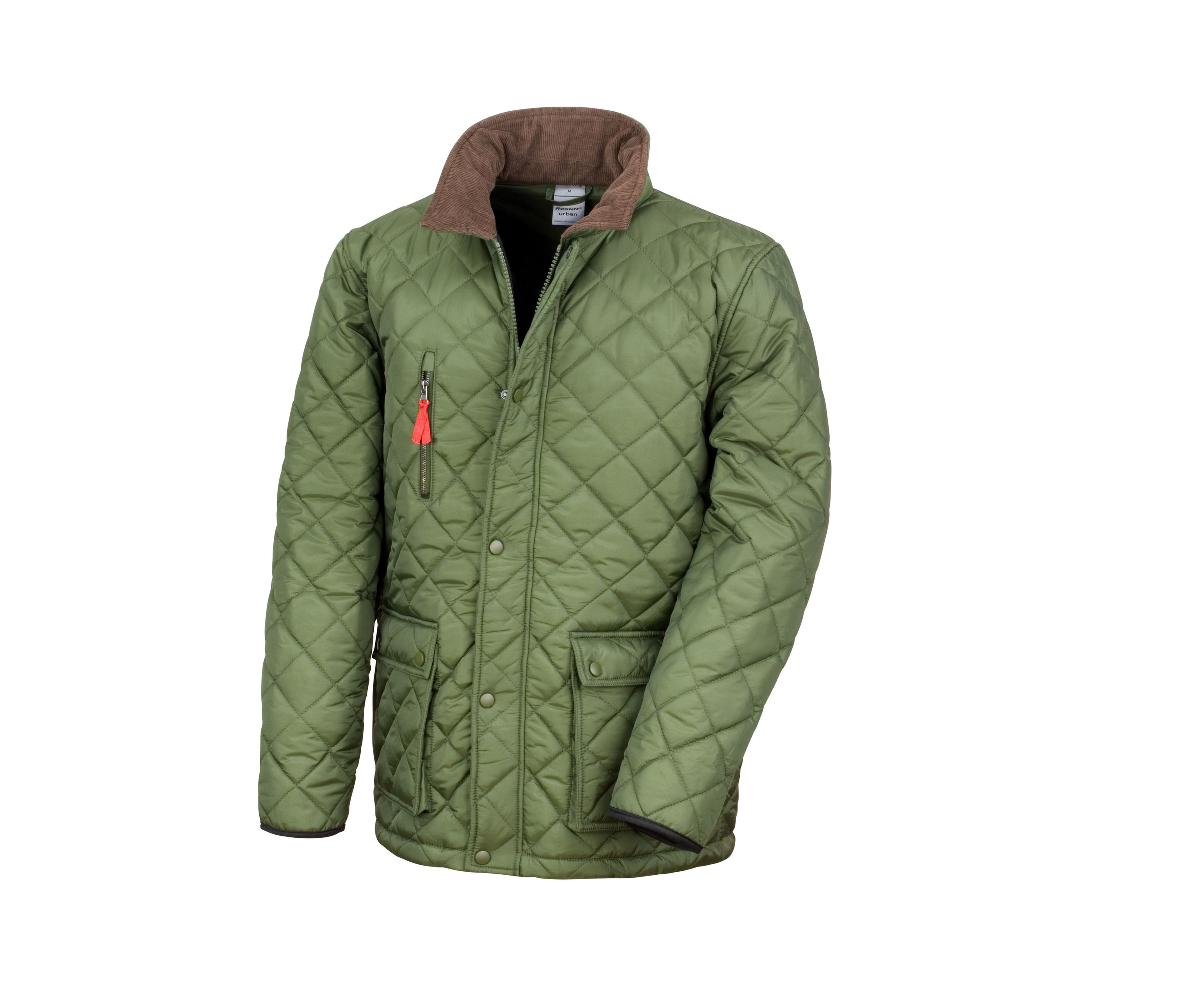 Result Steppjacke Jacke mit Rautensteppung Samtkragen und Fleecefutter XS–3XL