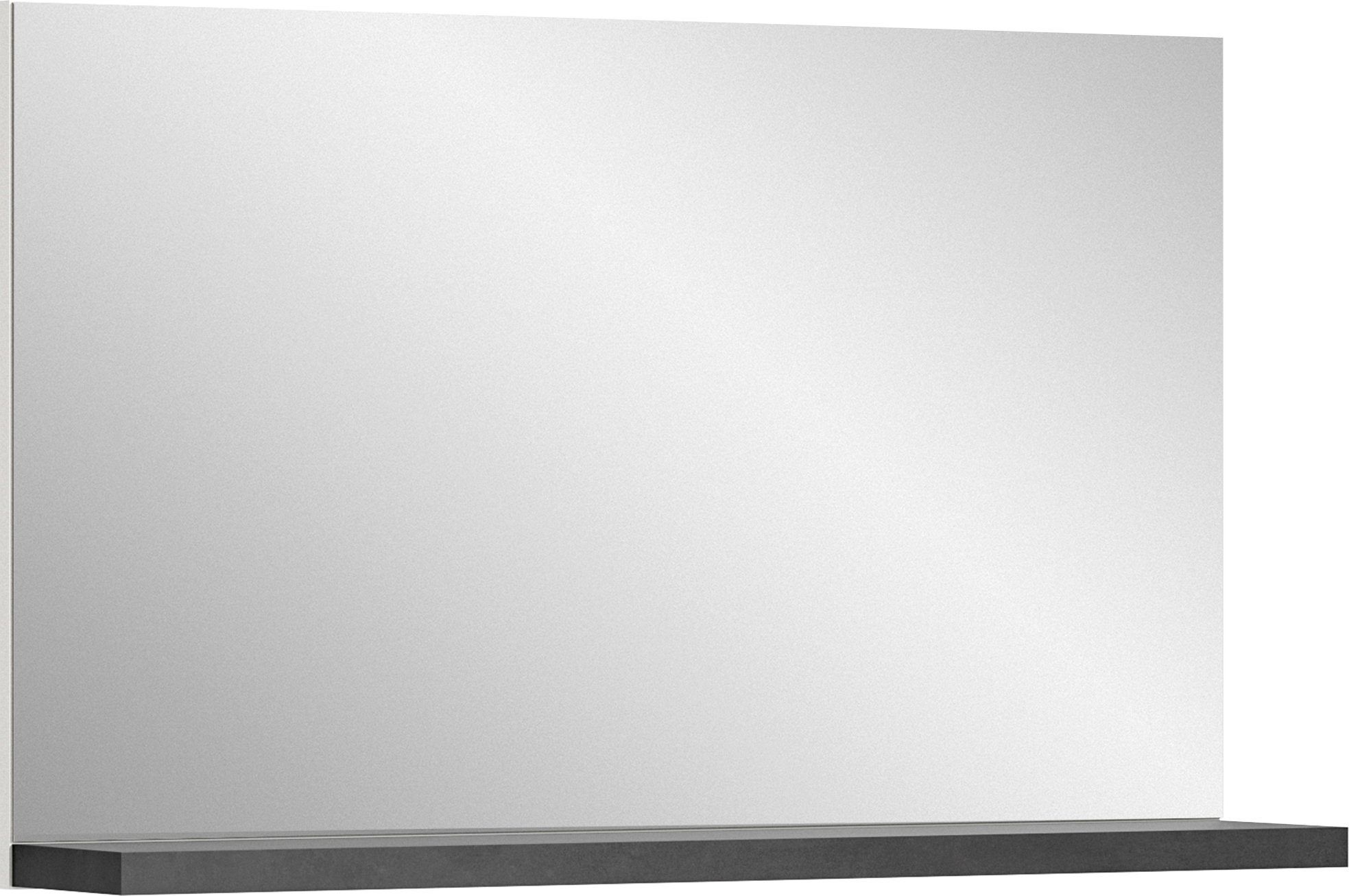 Skoskap INOSIGN weiß/grau Wandspiegel (1-St)