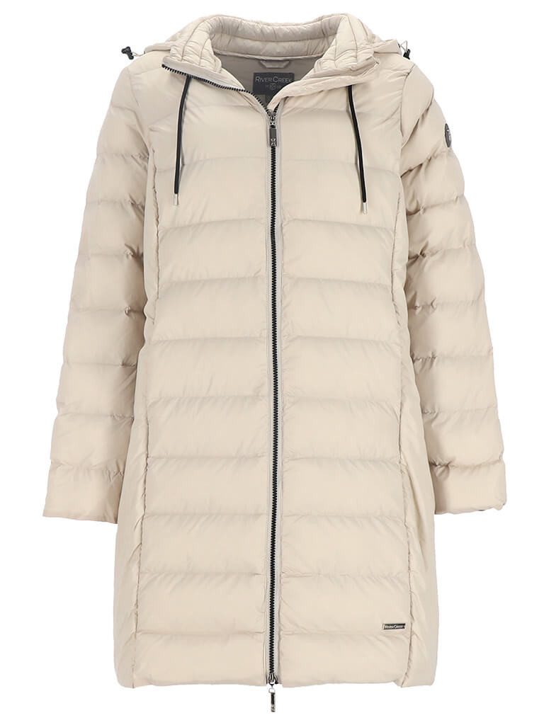 River Creek Steppmantel Damen Steppjacke unifarben - Gesteppter Mantel mit günstig online kaufen