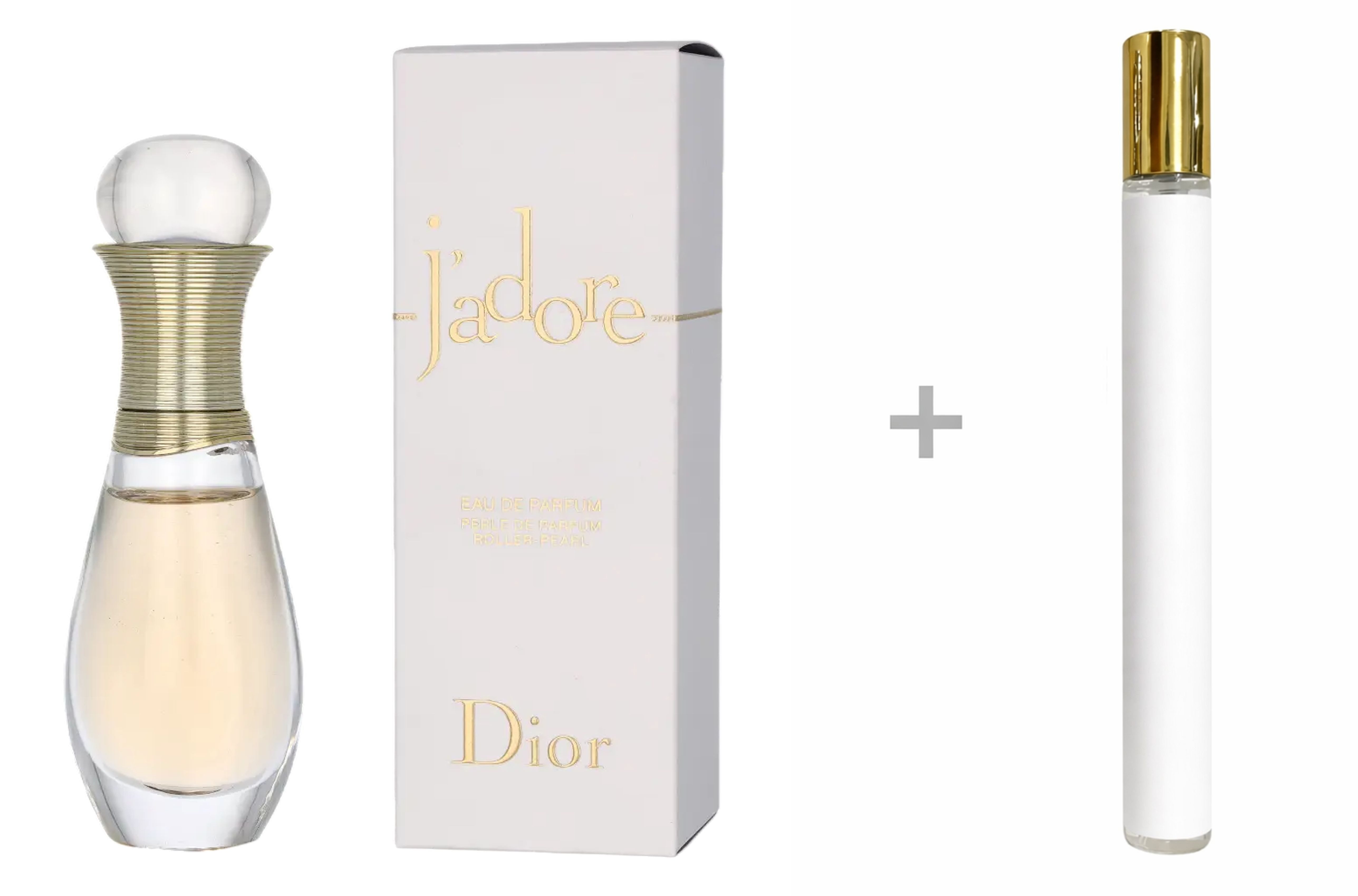 Dior Duft-Set Jadore Roller Pearl Damen EDT+ Reiseduft, DIOR, Damentoilette, Toilette, Glasflakon, Damenduft
