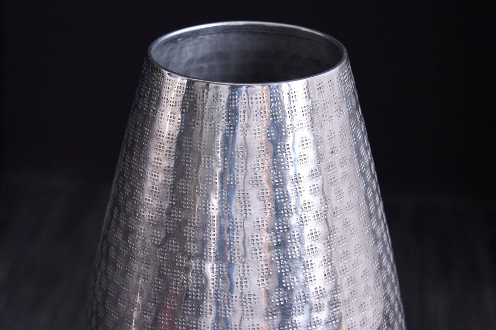 riess-ambiente Bodenvase ORIENT 50cm silber (1 St), Deko · Blumen · Hammerschlag Design · Metall – Bild 5 von 5