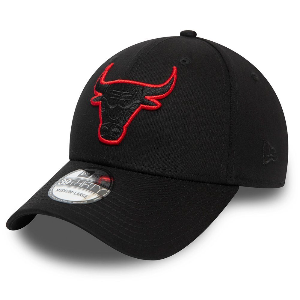 New Era Flex Cap 39Thirty Stretch OUTLINE Chicago Bulls