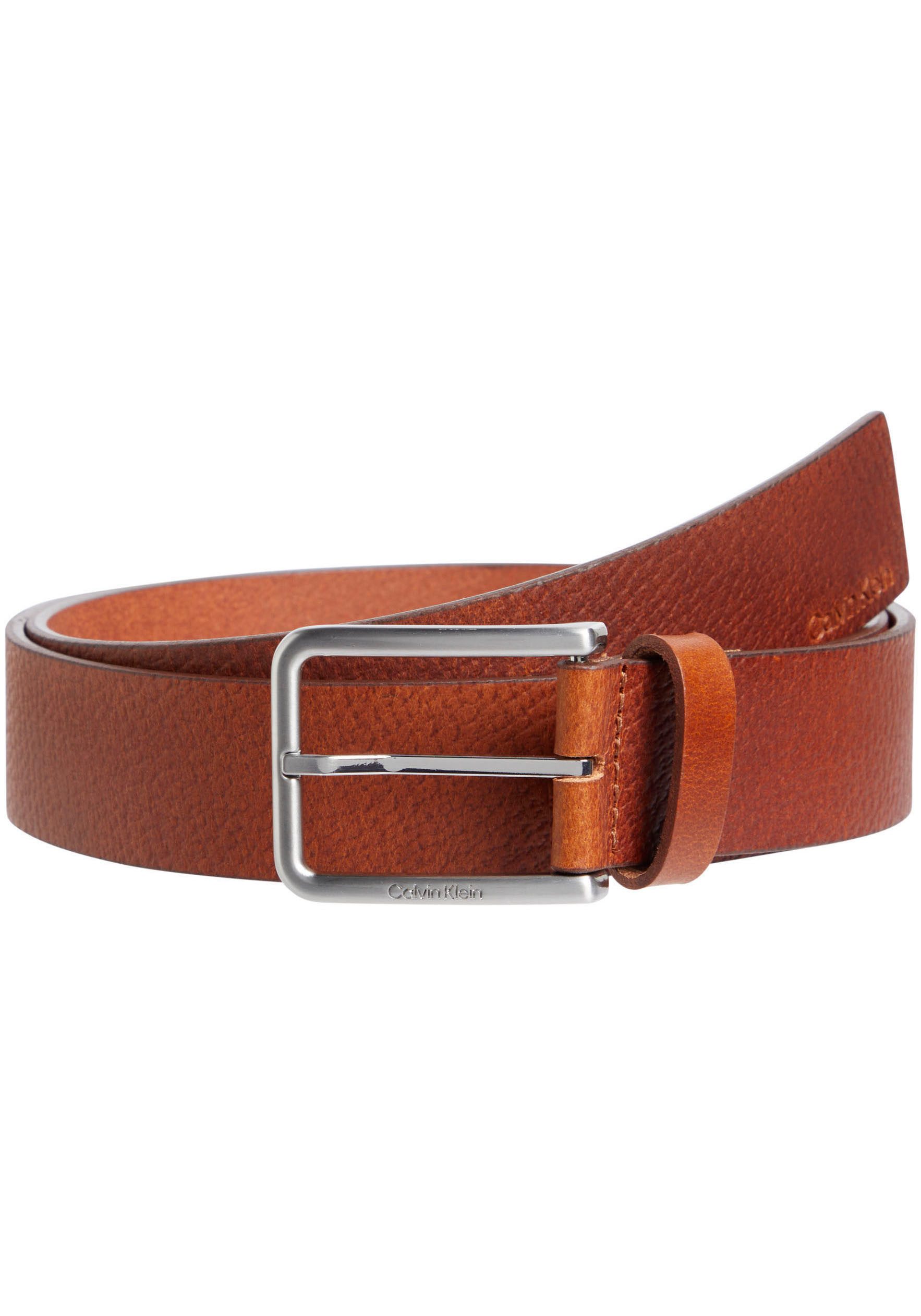 Calvin Klein Ledergürtel WARMTH PB 35MM Logodruck, Einfachdornschließe günstig online kaufen