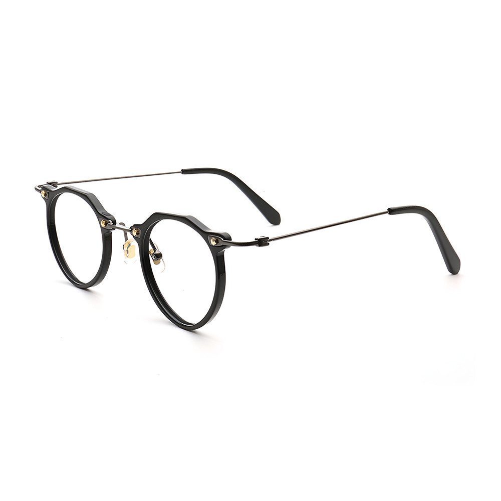 PACIEA Brillengestell Damen Herren 50er Retro Nerd Brille Mode
