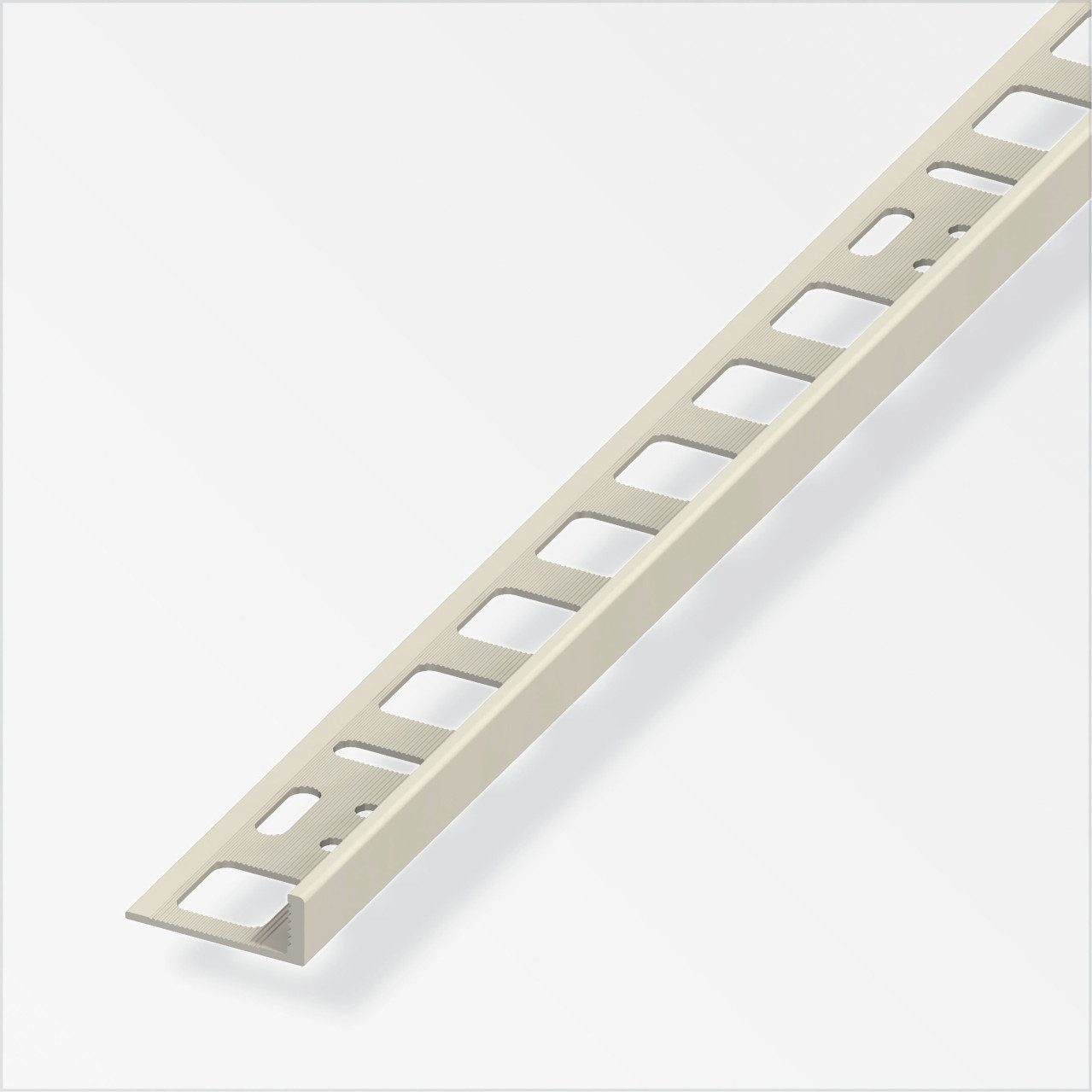 alfer Winkelprofil alfer Winkelprofil PVC glatt beige