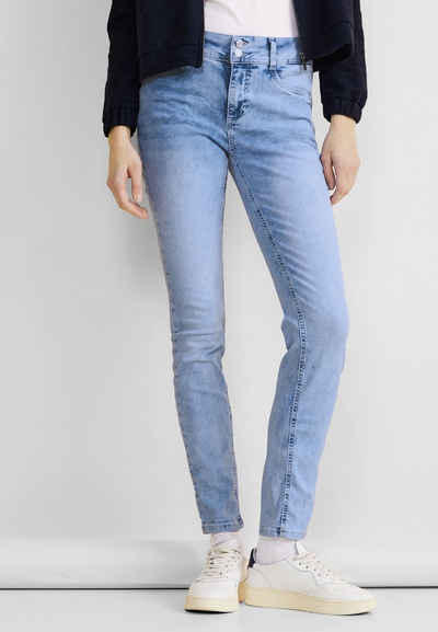 STREET ONE Slim-fit-Jeans QR York mit schmalem Bein