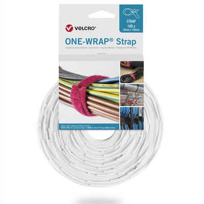 VELCRO Kabelbinder »VELCRO® One Wrap® Strap 20mm x 200mm, 100 Stück«