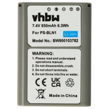 vhbw kompatibel mit Olympus OM-D E-M5, E-M1 Kamera-Akku Li-Ion 850 mAh (7,6 V)