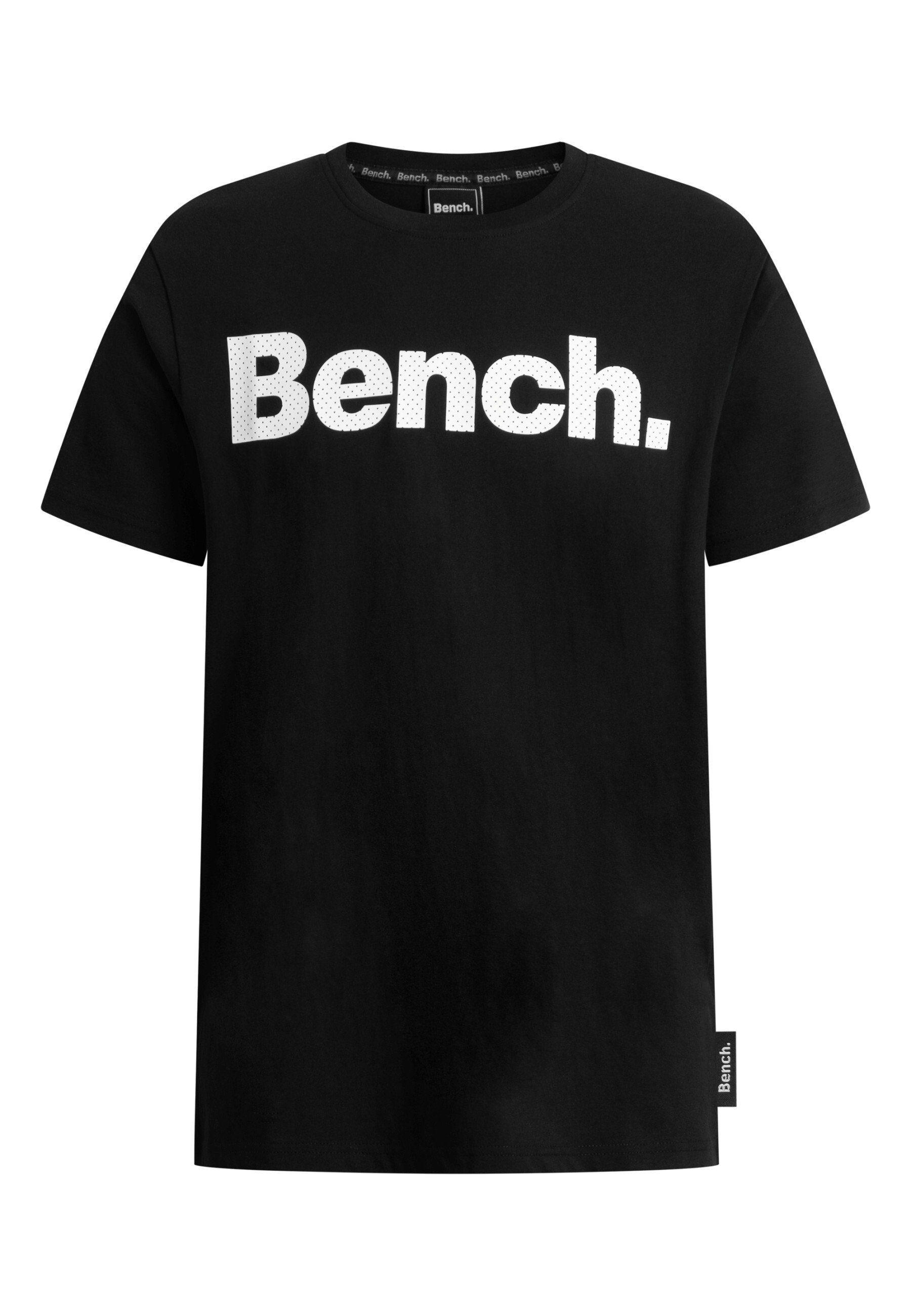 Bench. T-Shirt Shirt LEANDRO T-Shirt Kurzarm Unifarbenes