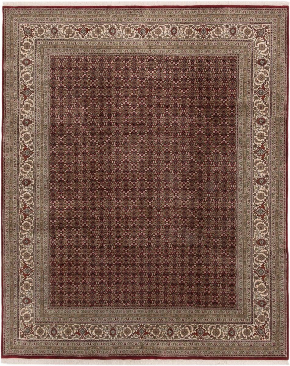 Orientteppich Indo Täbriz 254x311 Handgeknüpfter Orientteppich, Nain Trading, rechteckig, Höhe: 12 mm