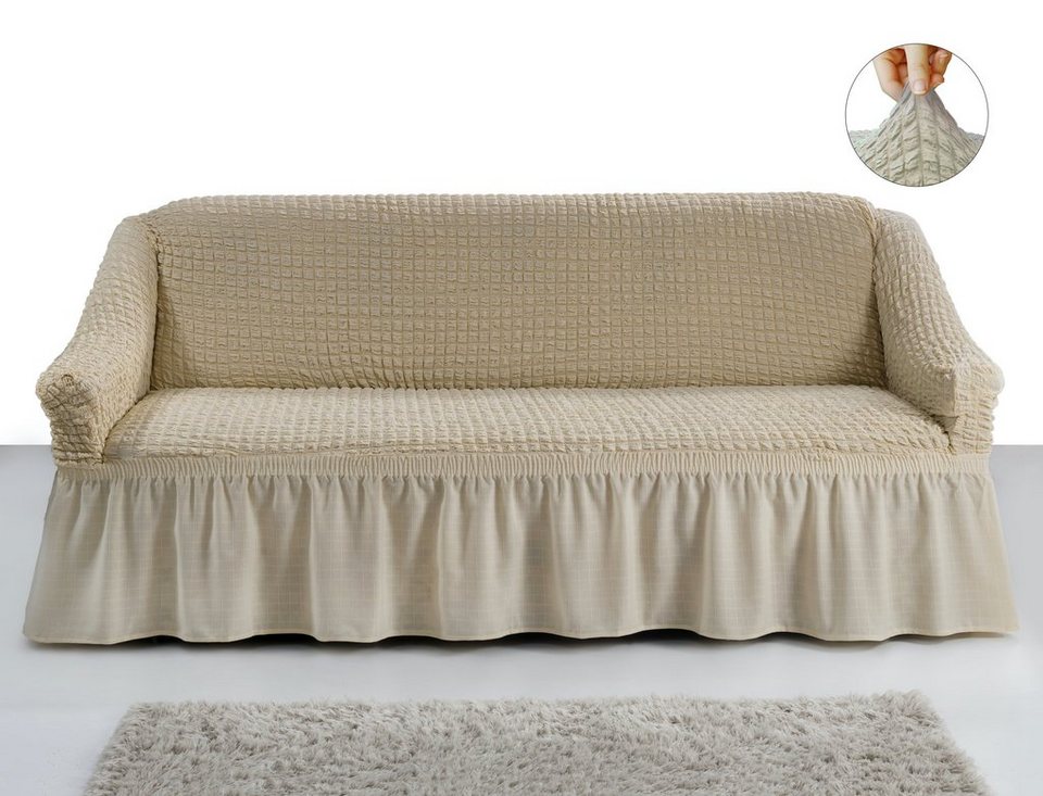 Sofahusse Sofahusse 3-Sitzer Sofabezüge elastischer Sofa Überwurf SF, My  Palace, weich, elastisch und waschbar - Ein neues