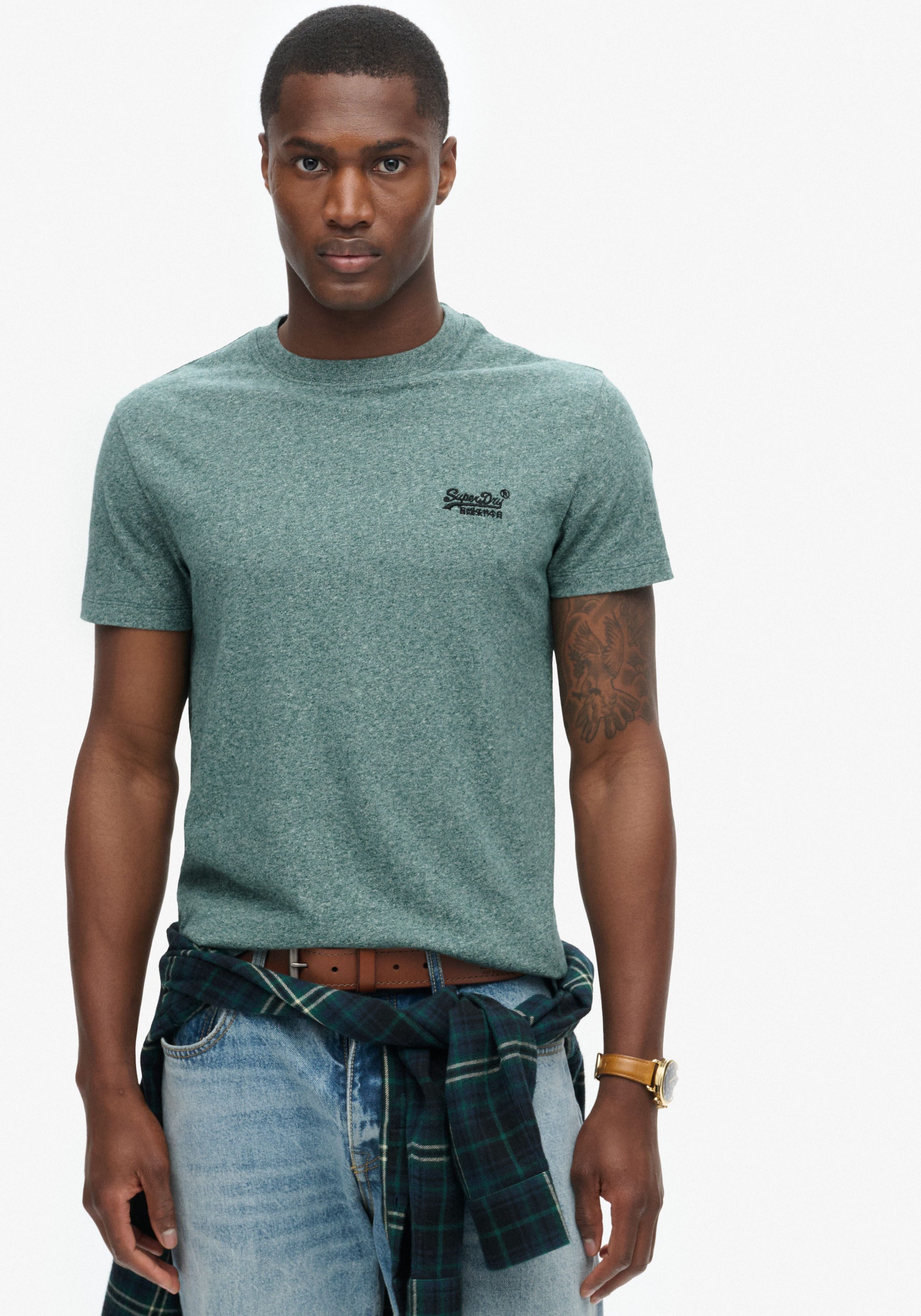 Superdry Rundhalsshirt ESSENTIAL LOGO EMB TEE günstig online kaufen
