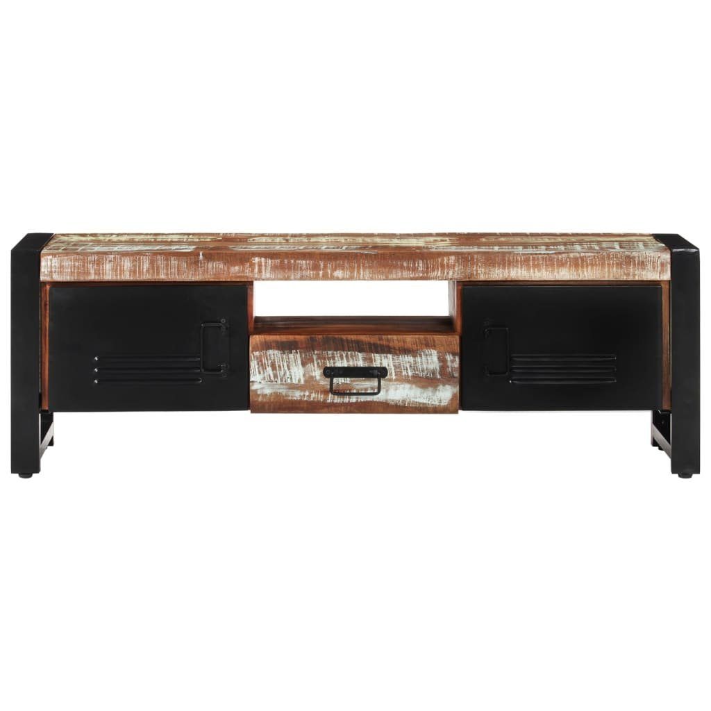 vidaXL TV-Schrank TV-Schrank 120x30x40 cm Altholz Massiv (1-St)