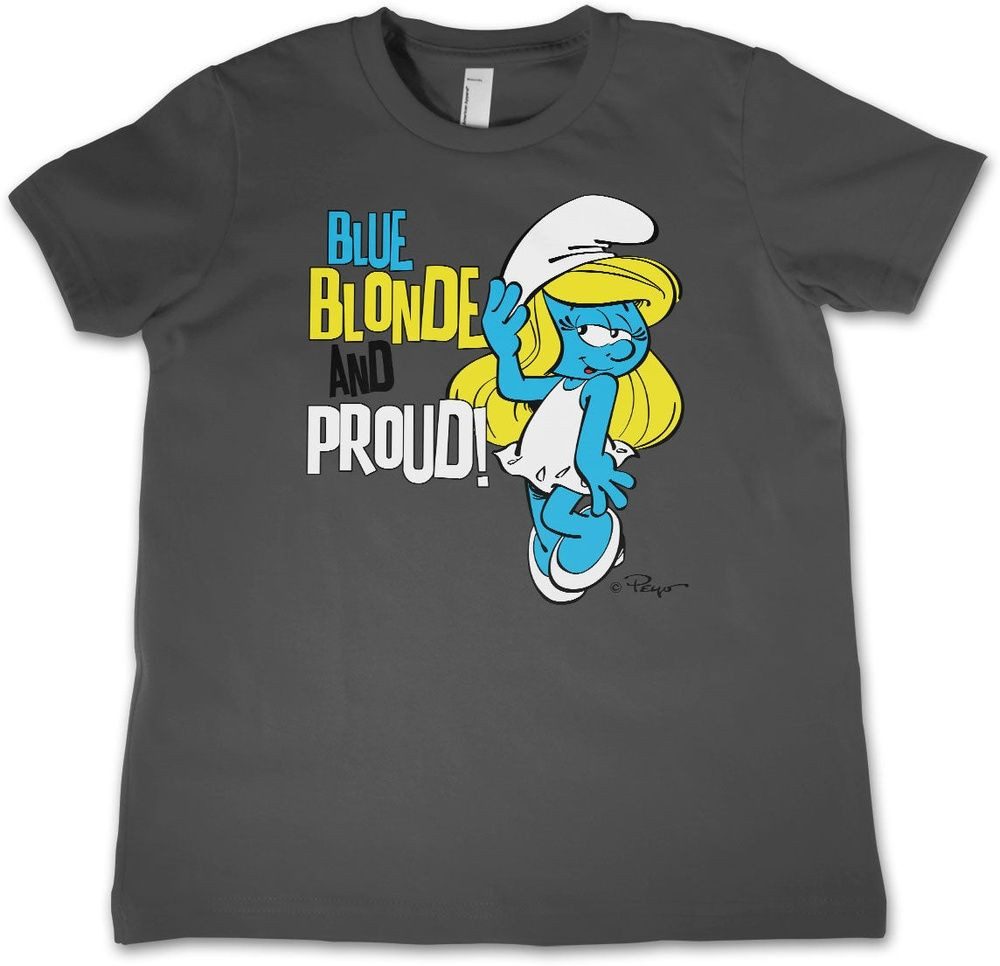 Die Schlümpfe T-Shirt Blue, Blonde & Proud Kids Tee