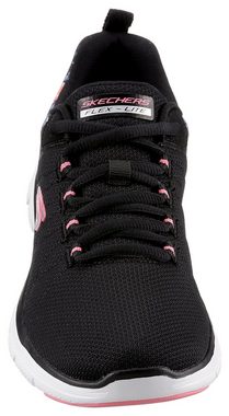 Skechers FLEX APPEAL 4.0 LET IT BLOSSOM Sneaker mit Blumenprint an der Ferse, Freizeitschuh, Halbschuh, Schnürschuh