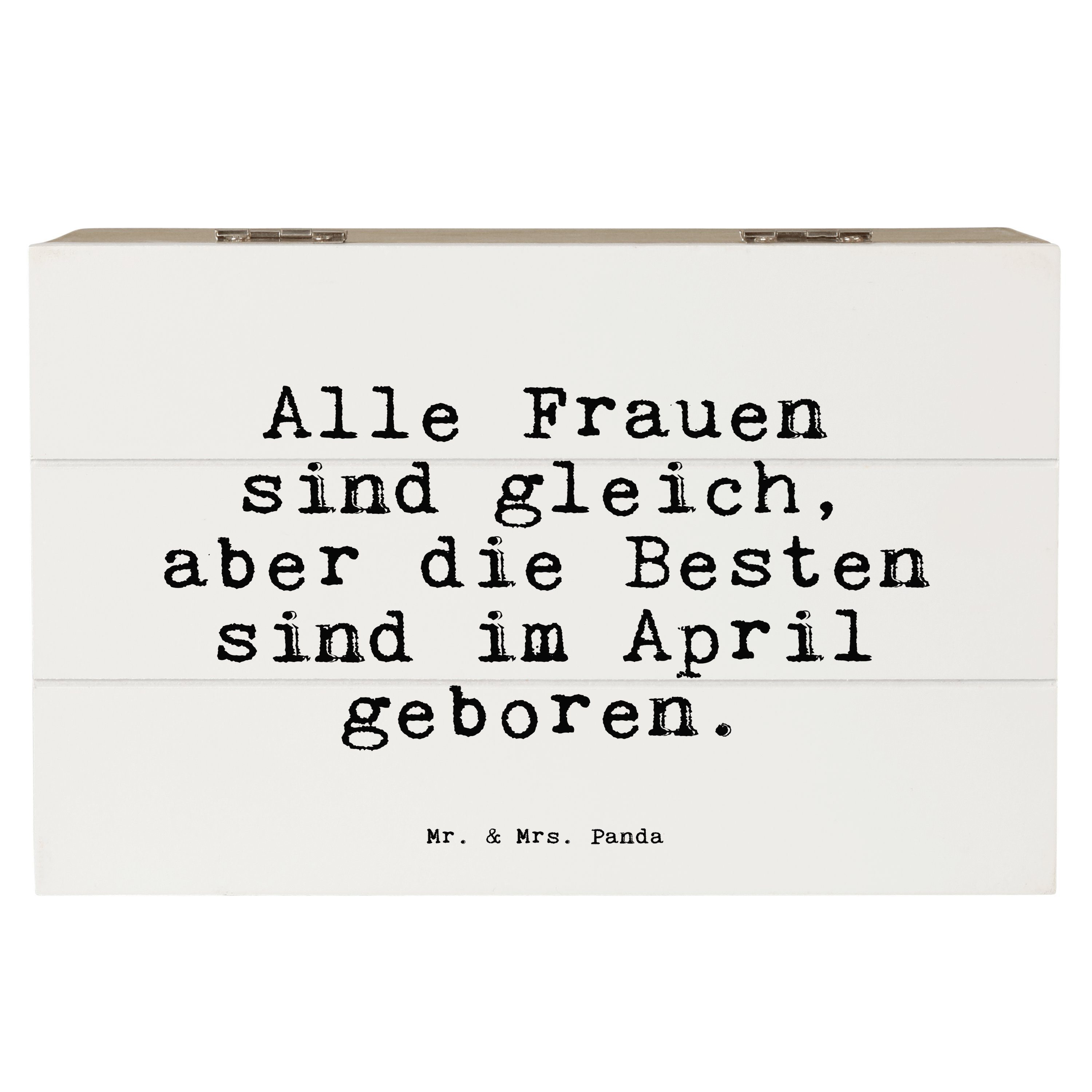 Mr. & Mrs. Panda Dekokiste Alle Frauen sind gleich,... Weiß