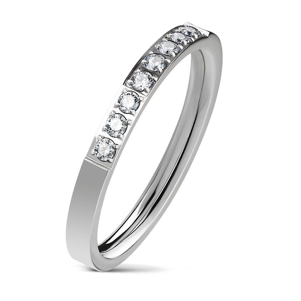 viva-adorno Fingerring Damenring Edelstahl Ring mit günstig online kaufen