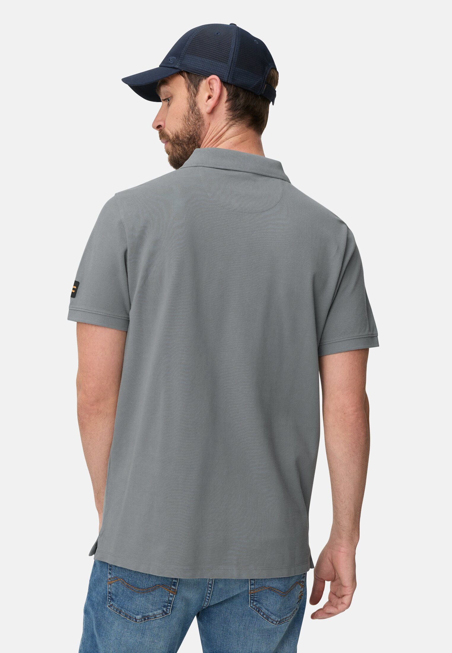 camel active Poloshirt aus reiner Baumwolle Kurzarm Shirts_Poloshirt – Bild 2 von 5