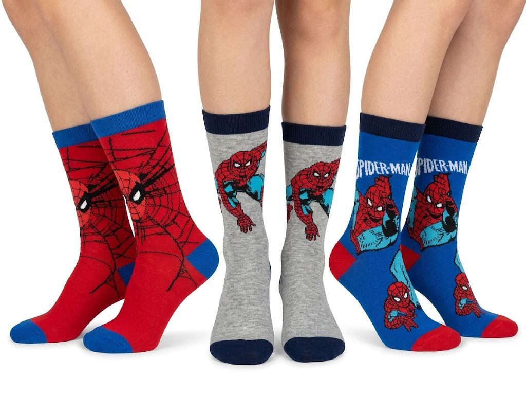 Spiderman Feinsocken SPIDERMAN Socken Set 6 Paar Jungensocken Kindersocken Kinder Strümpfe