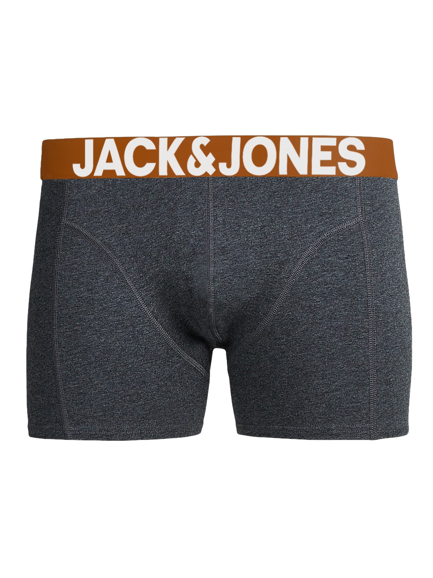 Jack & Jones Boxershorts Solid (5-St., 5er Pack) gute Passform durch elastische Baumwollqualität