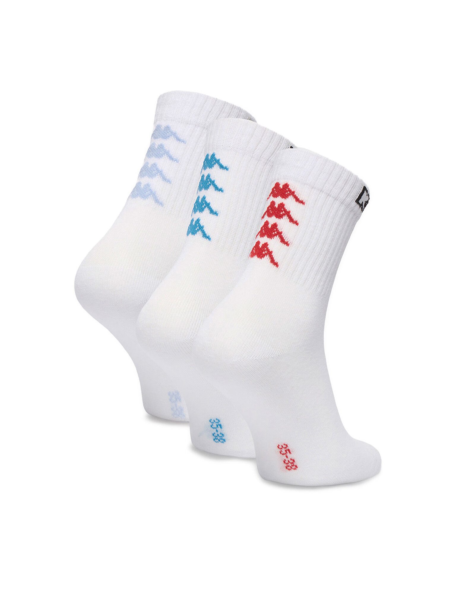 Kappa Basicsocken Kappa Damen Langsocken Weiß KAPPA-CEO_KR_KAPPA_ 004_W_AW25 (3-PACK) We