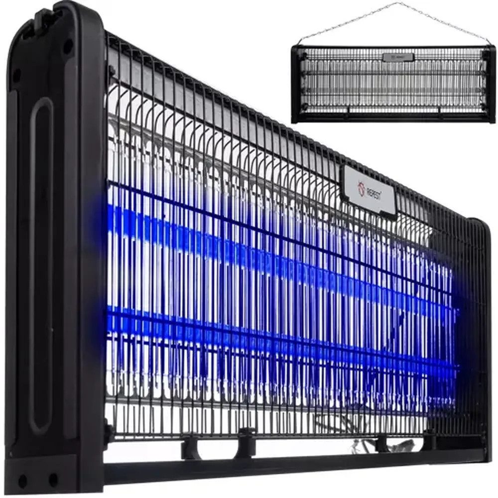 Repest Insektenfalle Mückenschutzlampe UV-Insektenzid, Lockt Mücken, Fliegen, Motten, Wespen mit UVA-Licht an