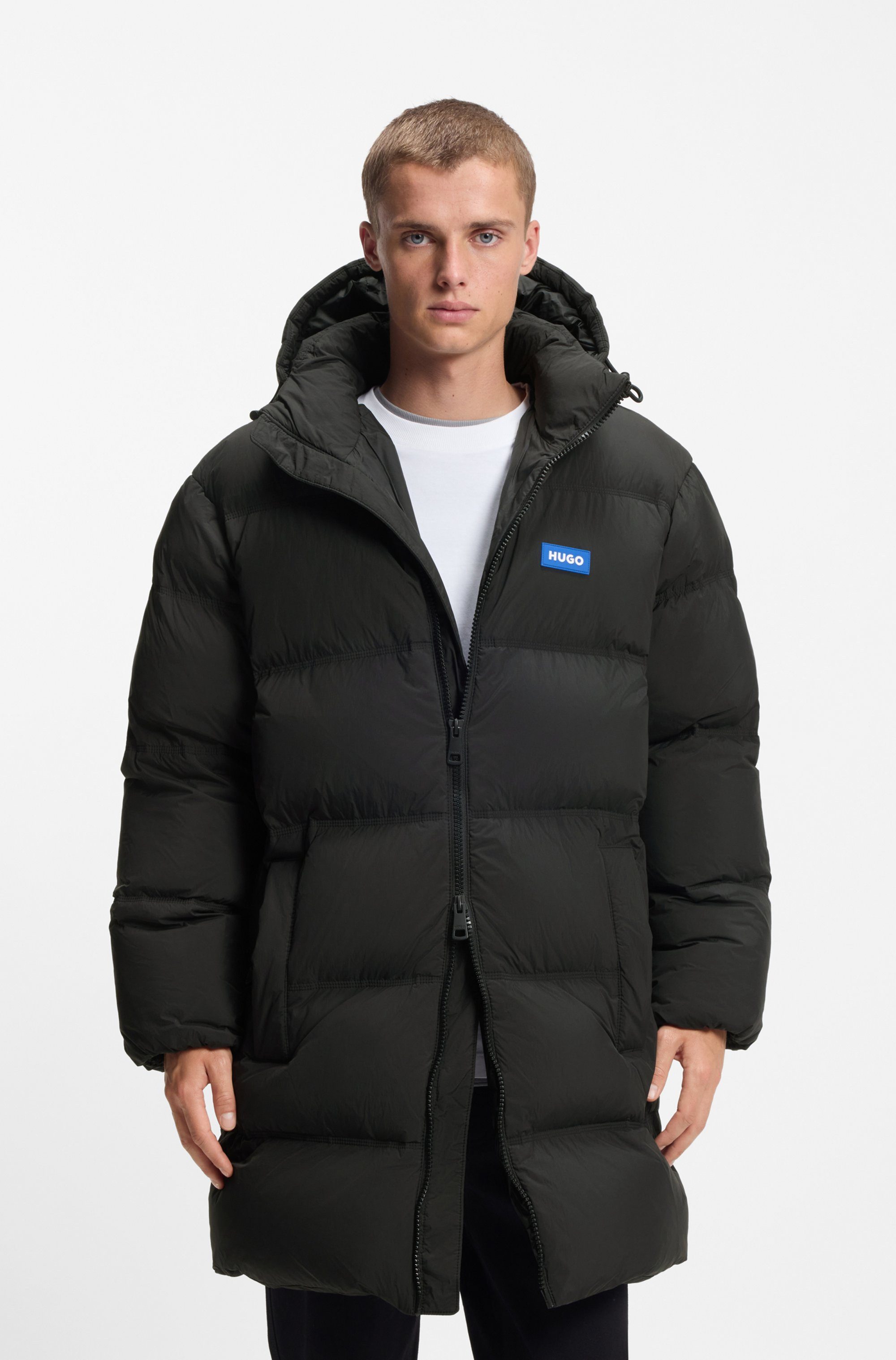 HUGO Blue Winterjacke Bodi mit Kapuze, günstig online kaufen