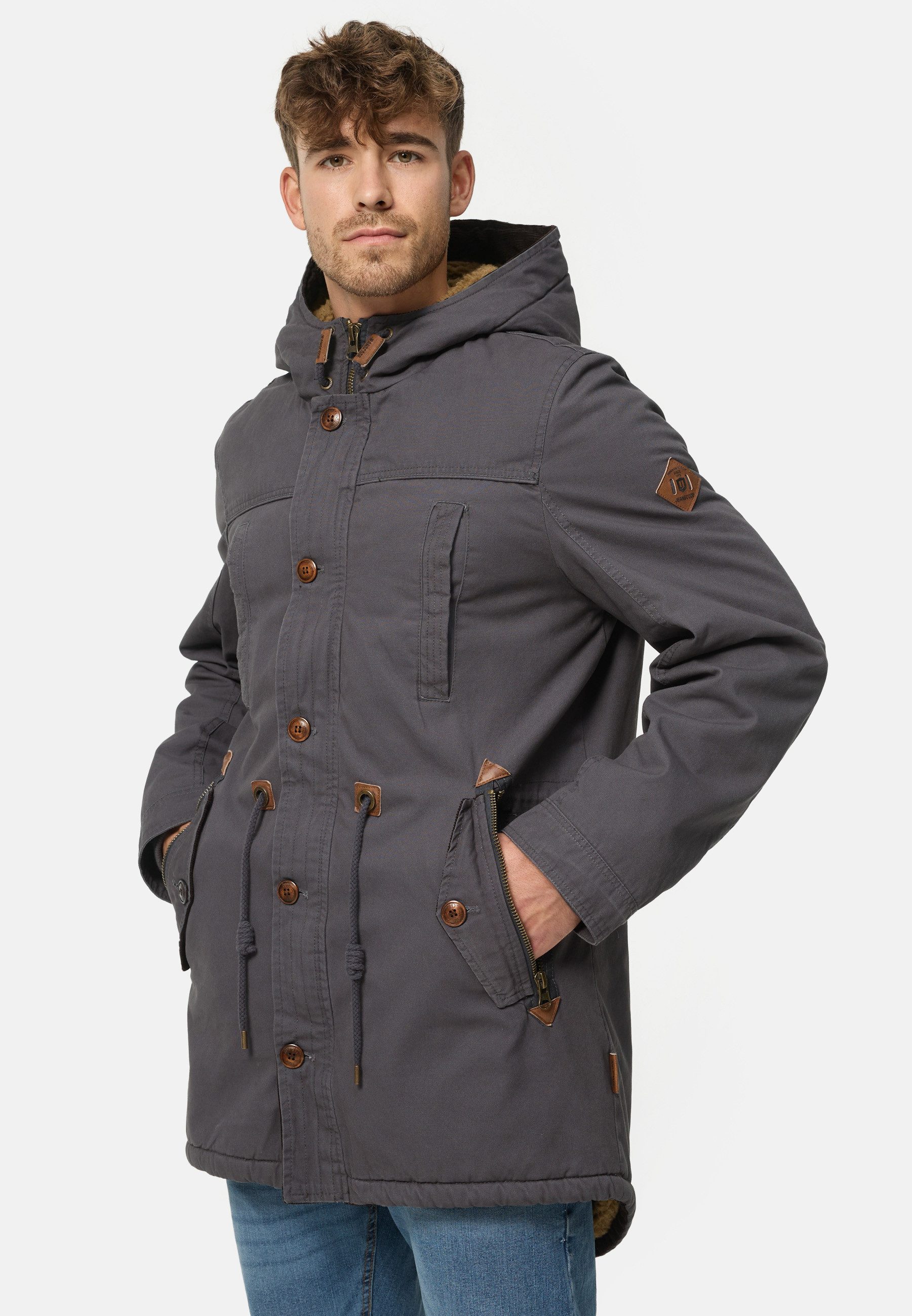 Indicode Winterjacke Herren Barge Jacke Winter Herrenjacke