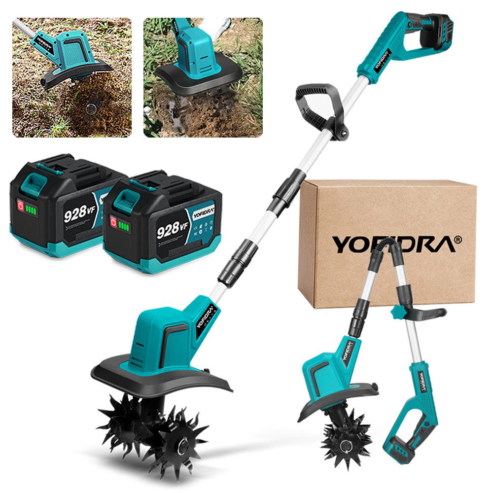 Yofidra Akku-Motorhacke Gartenhacke Motorhacke 600 U/min Akku Bodenhacke Tr günstig online kaufen