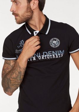 Bruno Banani Poloshirt mit Markenbadge